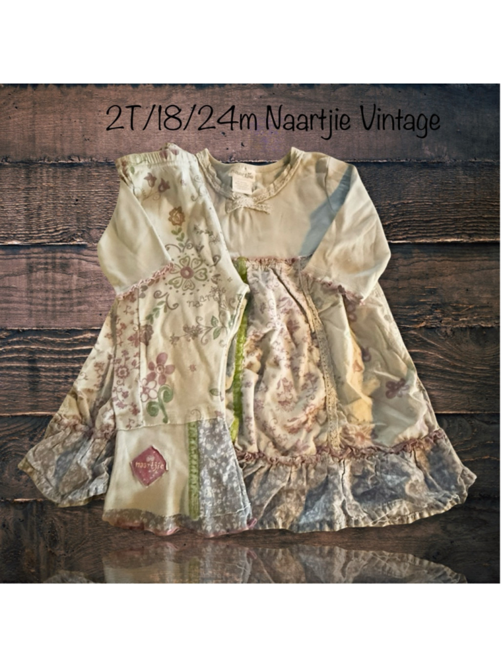 18/24m-2T Vintage Naartjie Dress Set